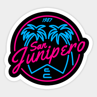 san junipero Sticker